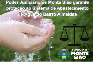 Poder Judiciário garante proteção ao Sistema de Abastecimento de Água do Bairro Almeidas