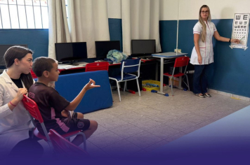 Monte Sião inicia triagens oftalmológicas em escolas municipais pelo Programa Miguilim