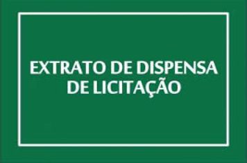 Extrato de Dispensa de Licitação