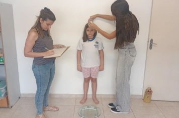 Avaliação nutricional começa a ser realizada em estudantes da rede municipal de Monte Sião