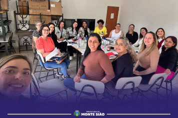 Monte Sião realiza reunião de rede intersetorial no CRAS para fortalecer ações de proteção social