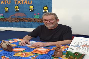 PROJETOS AUTOR VAI A ESCOLA E O SEMEADOR DE LIVROS É DESENVOLVIDO PELA PREFEITURA EM PARCERIA COM A FUNDAÇÃO PASCOAL ANDRETA