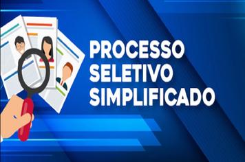 PROCESSO SELETIVO SIMPLIFICADO PARA CONTRATAÇÃO TEMPORÁRIA