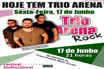 HOJE TEM TRIO ARENA ROCK NO FESTIVAL MULTICULTURAL DE INVERNO DE MONTE SIÃO