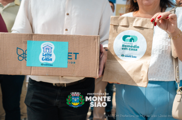 Monte Sião é a 1º Cidade do Estado de Minas com os Programas “Leite em Casa e Remédio em Casa” em Parceria com os Correios