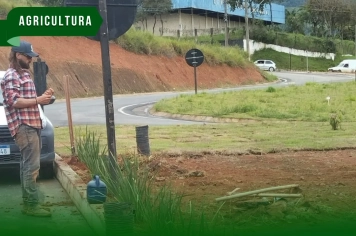 Secretaria de Agricultura e Meio Ambiente cria paisagismos em Monte Sião