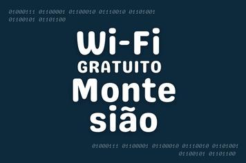 Wi-Fi gratuito em Praças de Monte Sião-MG