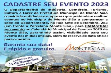 CADASTRE SEU EVENTO PARA O ANO DE 2023