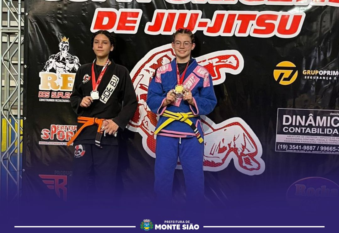 Atletas de Monte Sião Conquistam Cinco Medalhas na Copa Origens de Jiu-Jitsu