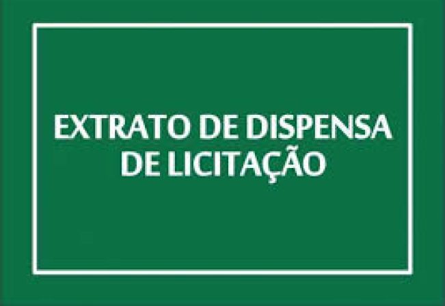 Extrato de Dispensa de Licitação