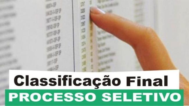 CLASSIFICAÇÃO FINAL - PROCESSO SELETIVO SIMPLIFICADO - ESTÁGIO REMUNERADO