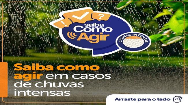 A DEFESA CIVIL DE MONTE SIÃO INFORMA: