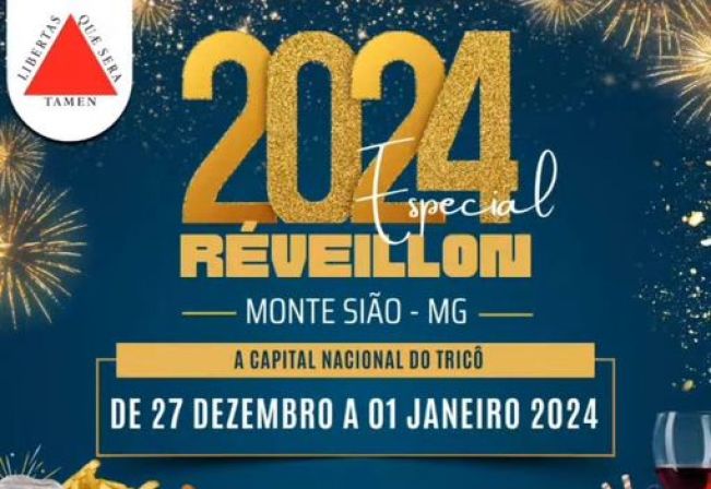 MONTE SIÃO TERÁ SHOW DA VIRADA NO DIA 31 DE DEZEMBRO