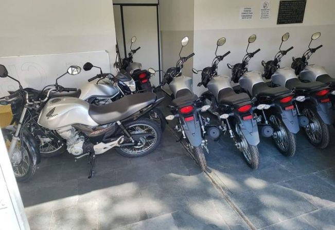 NOVAS MOTOS PARA OS AGENTES DE SAUDE SAO ADQUIRIDAS