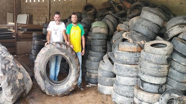 ECOPONTO PARA PNEUS É IMPLANTADO EM MONTE SIÃO